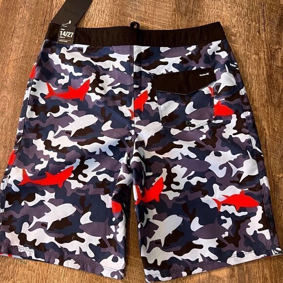 Hurley‎ Boys Board Shorts-Size 14/27 - Picture 2 of 3